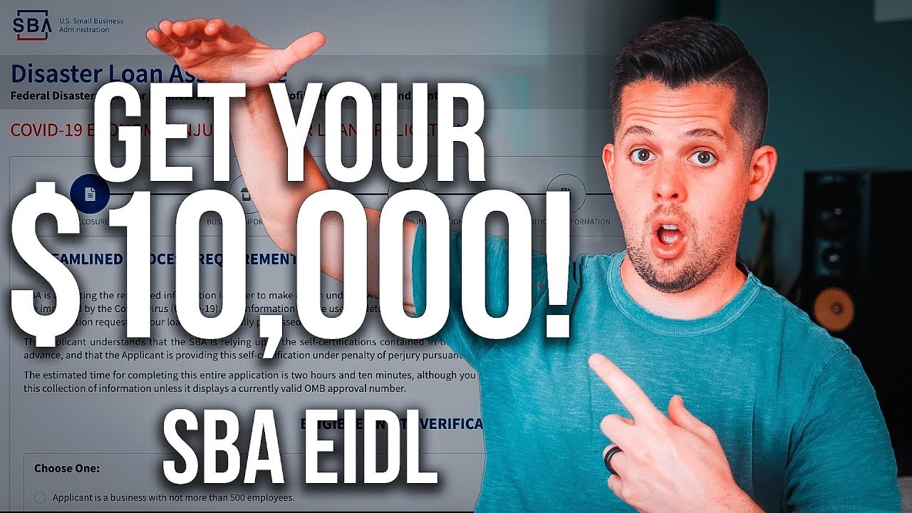 How to Get Your $10k Small Business Stimulus ASAP! (SBA EIDL)