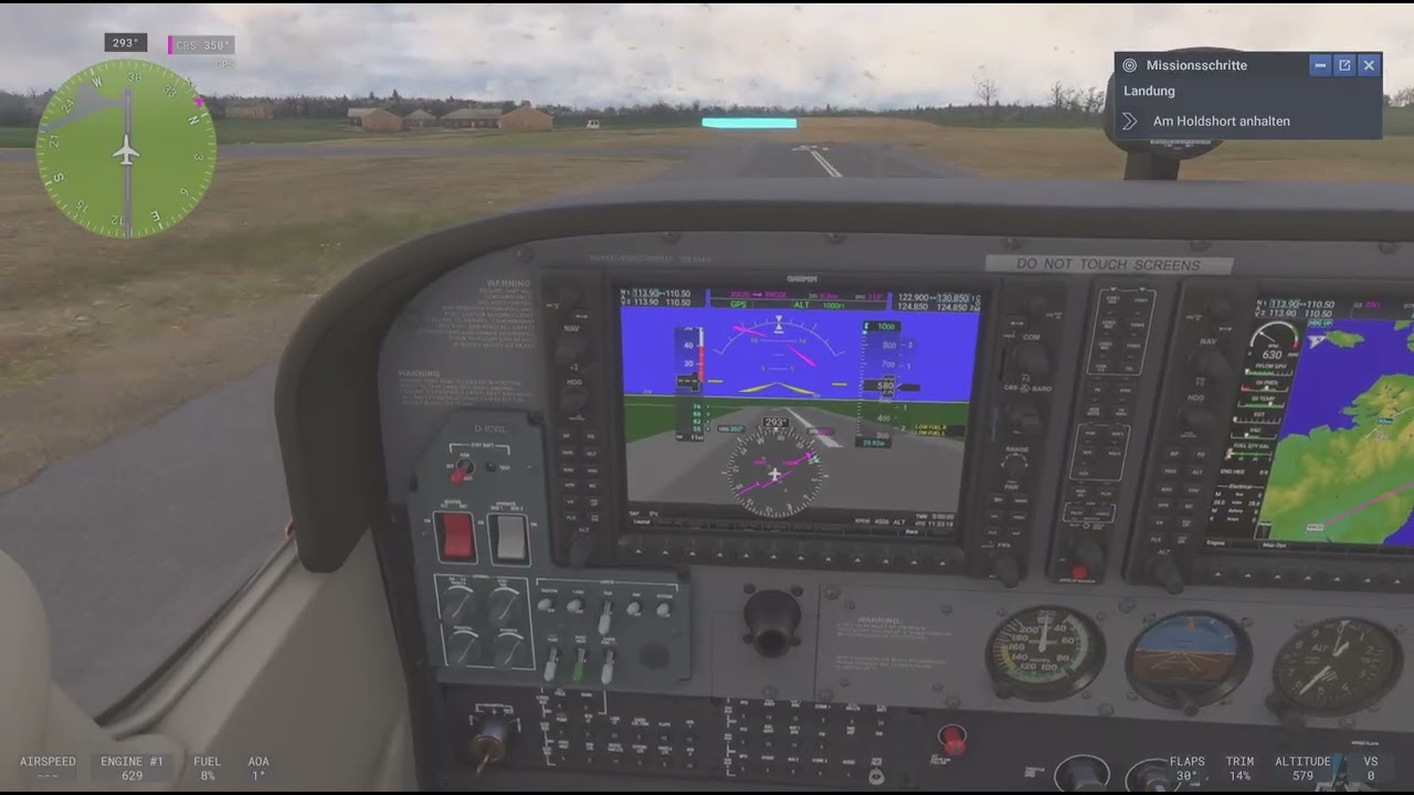 PS5 MSFS2024 - Landung mit starken Böen in Nordengland