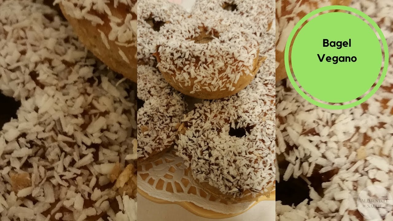 Alimento &eacute; Sa&uacute;de - Bagel Vegano