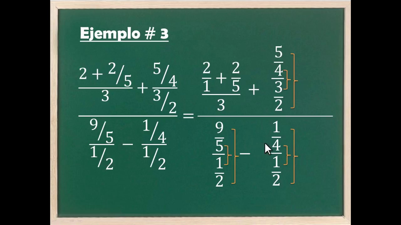 Fracciones Algebraicas - Ejercicios complejos o combinados | PARTE 2