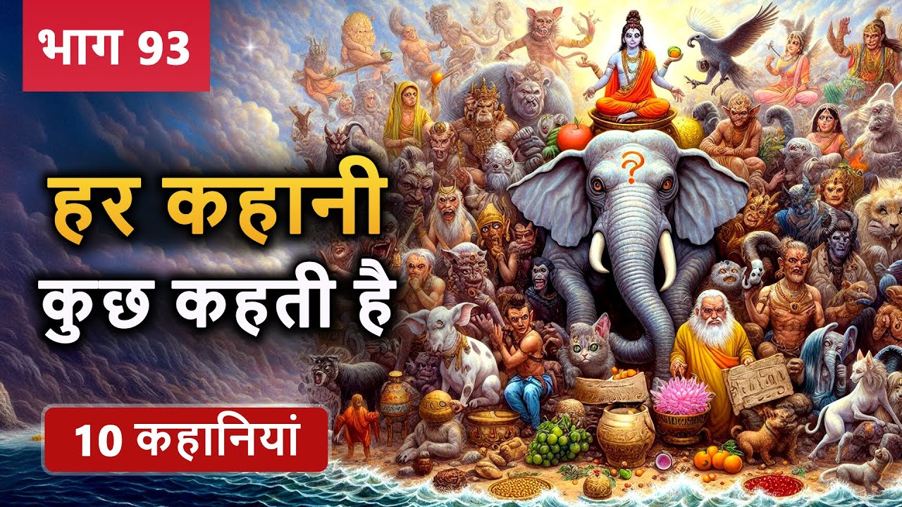 PART 93 (10 कहानियाँ) हर कहानी कुछ कहती है | Hindi Moral Story | Spiritual TV #cartoon #story