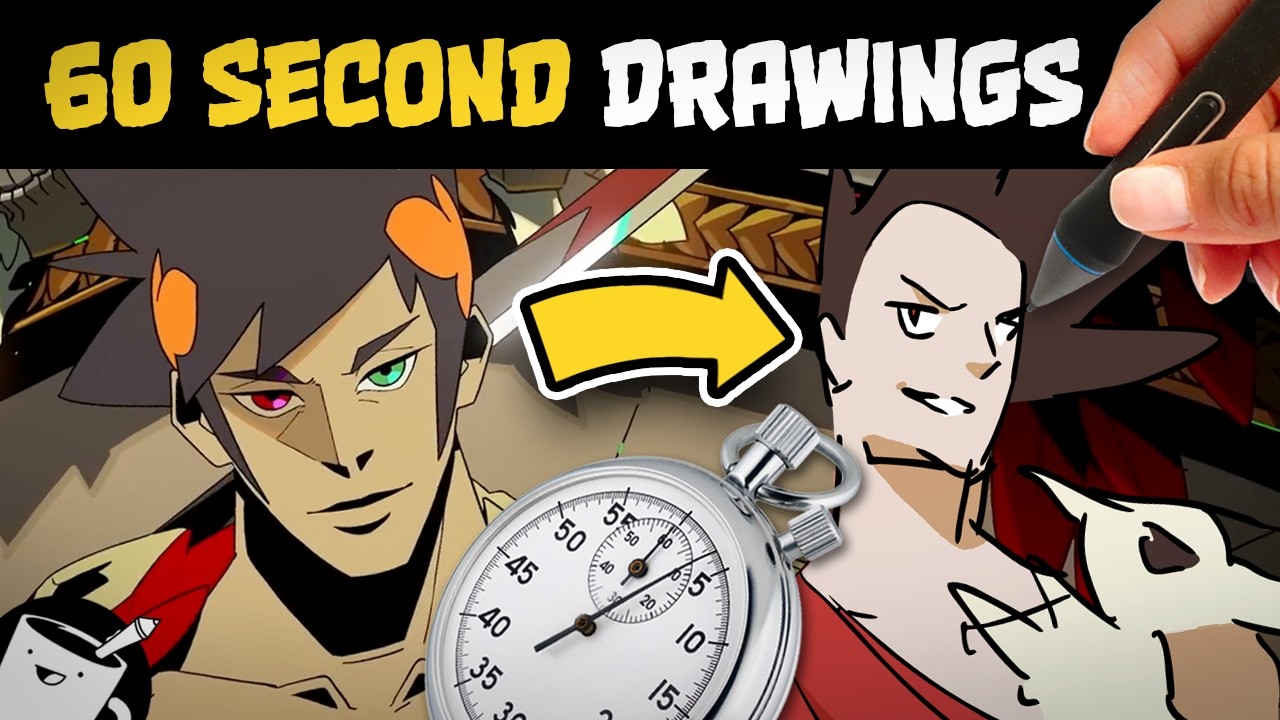Drawing Characters in 60 Seconds (with Spencer Wan)