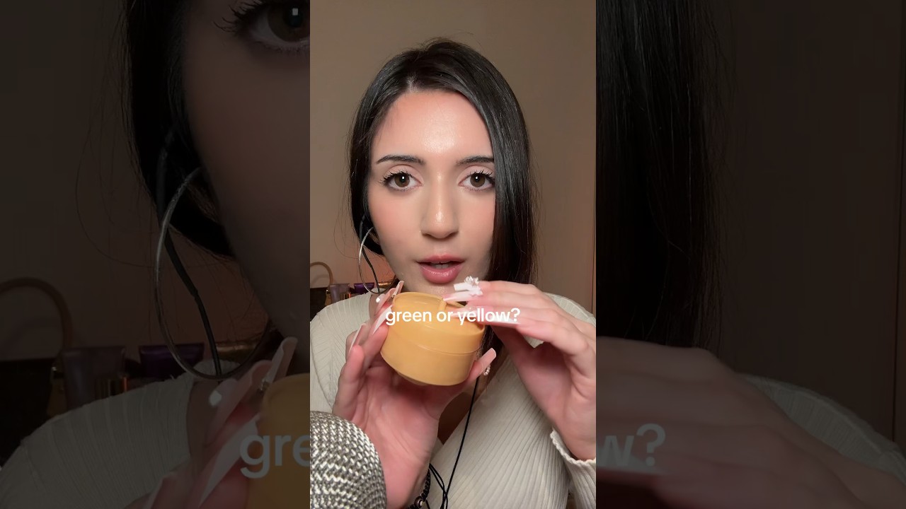 What color is this dumpling? Green💚 or yellow 💛 ? #asmr #short #shorts