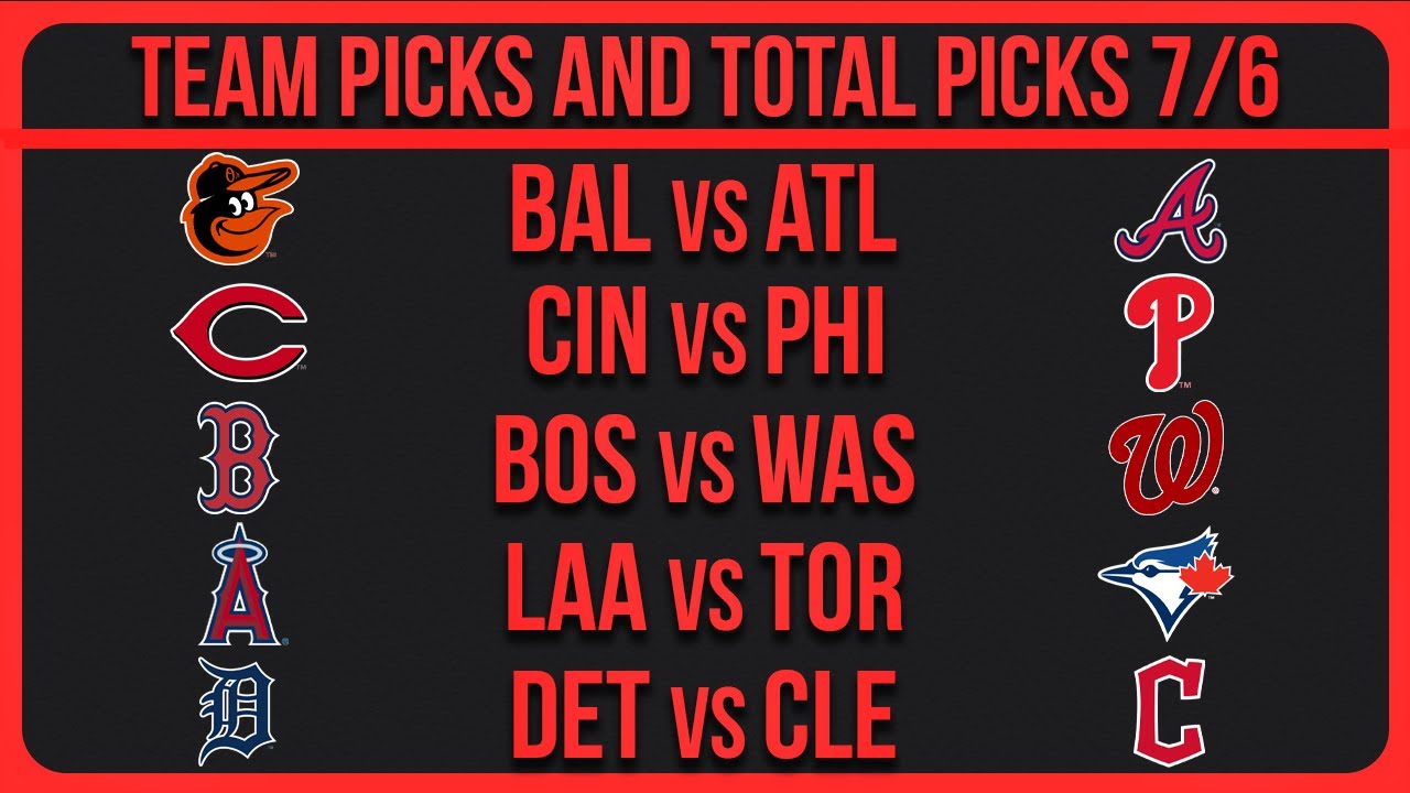 MLB Picks Today 7/6/25 | MLB Picks & Predictions Today 7/6/25