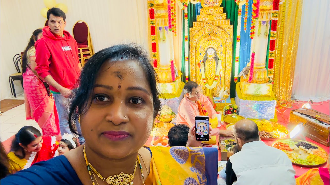 Paris France,মহা ধুমধামের সাথে আমরা সবাই  মিলে সরস্বতী পূজা করলাম ।