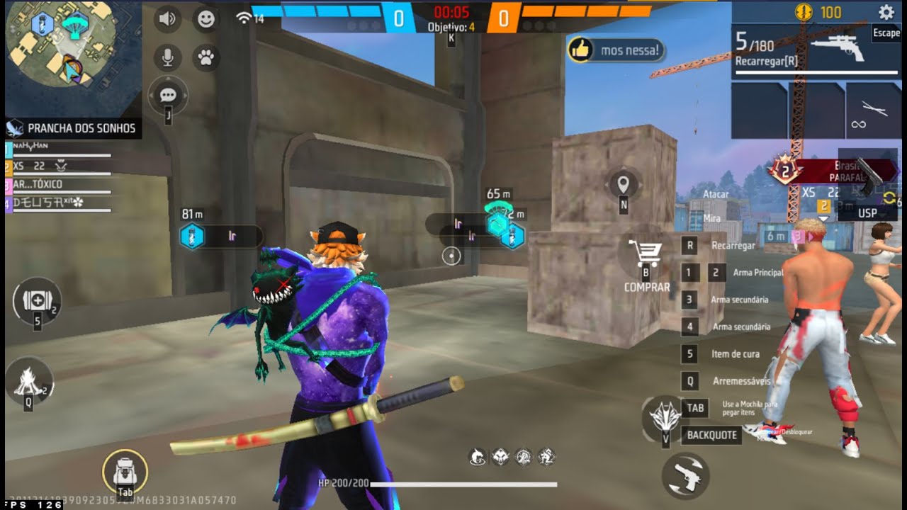 FF FREE FIRE 2026. SQUAD PANCADA 20 BOOYAS