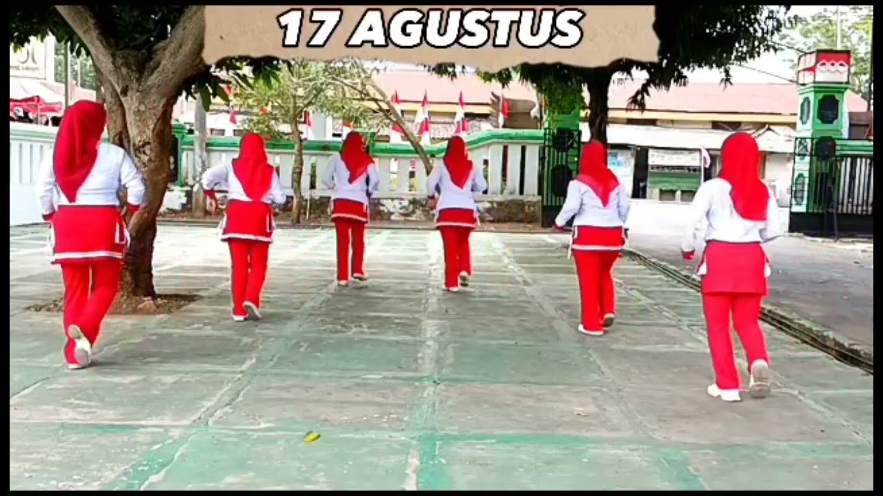 17 Agustus Line Dance//Choreo by Tya Paw (INA)-Sigit H(INA)-Yanuar Ellyana (INA)- Demo