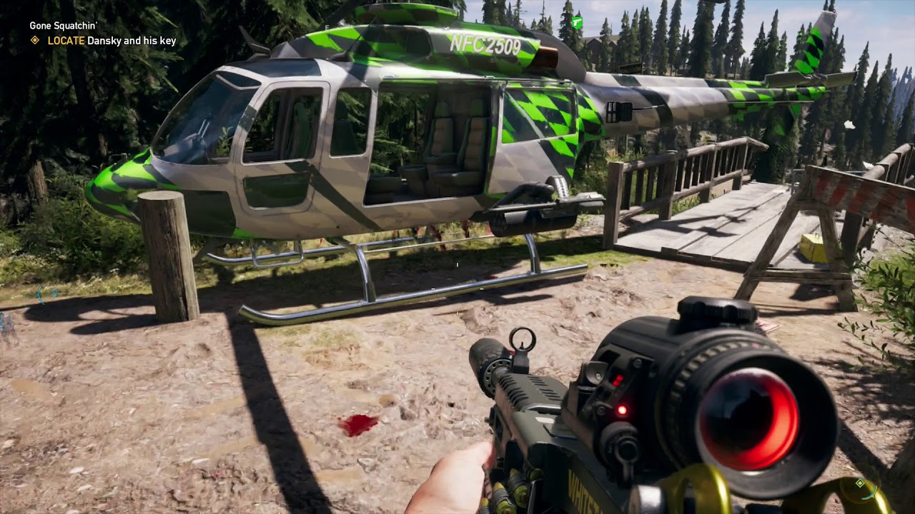 Far Cry 5 Gone Squatchin Prepper Stash Treasure Location Dansky Cabin