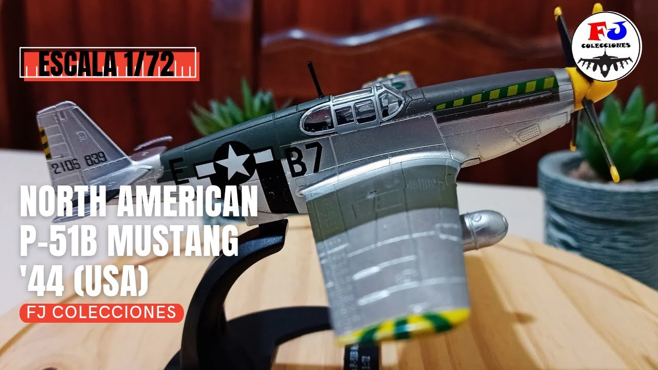 Aviones Segunda Guerra Mundial | North American P-51B Mustang (USA 1944) - Salvat