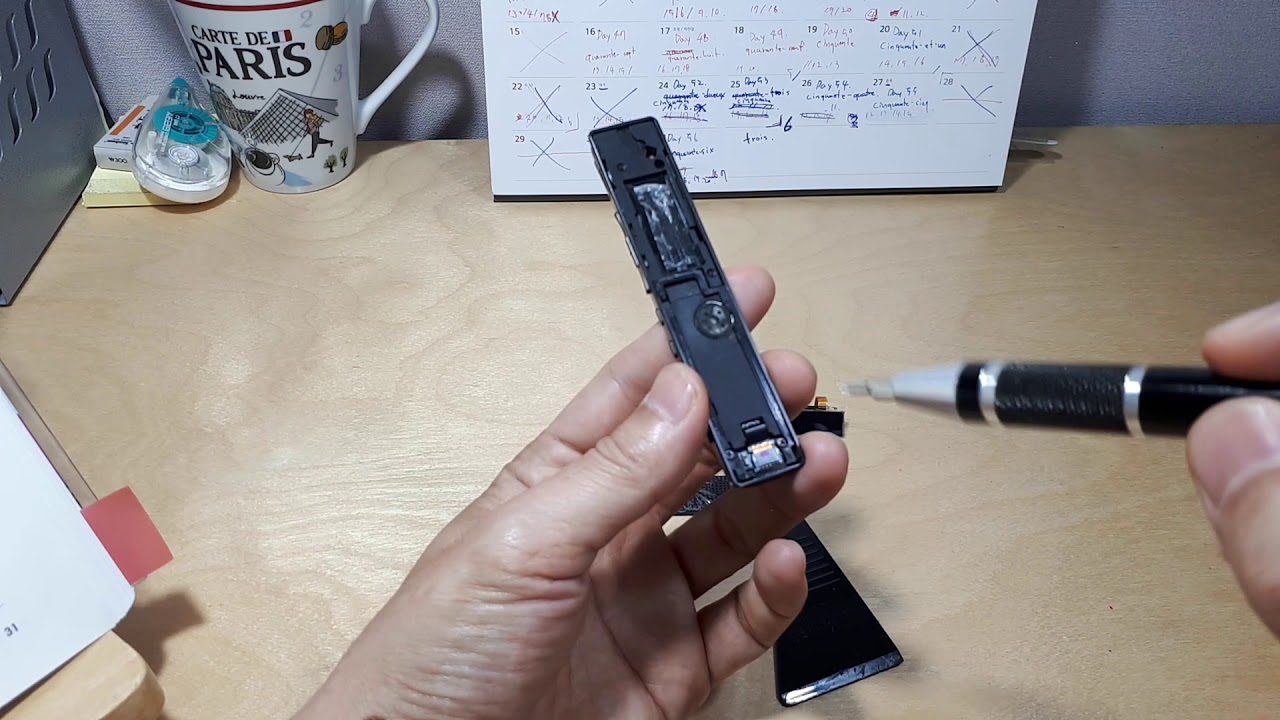 [분해영상] ICD-TX650 소니녹음기 분해 해 봤습니다