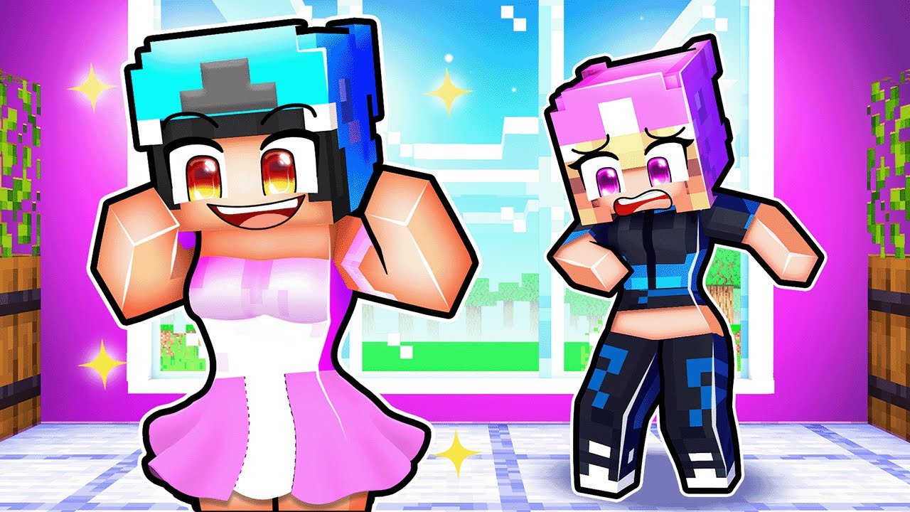 Wearing My FRIEND as a DRESS in Minecraft!