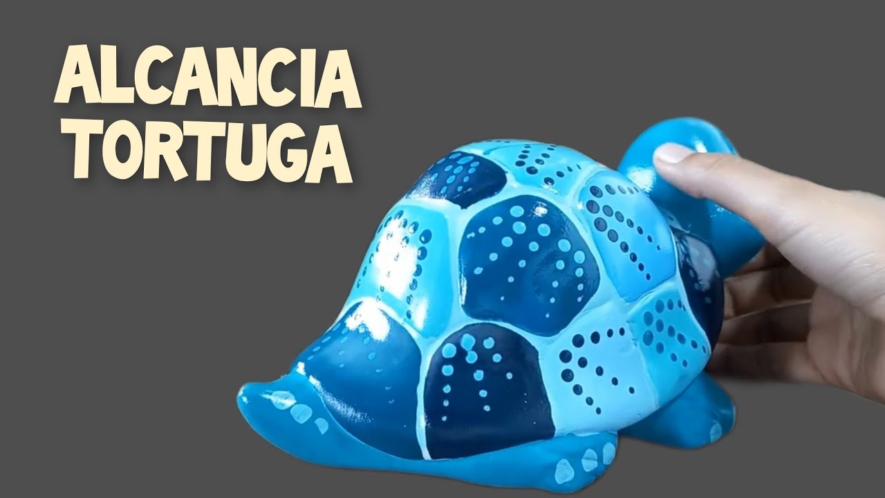 Cómo Pintar una Alcancia de Tortuga