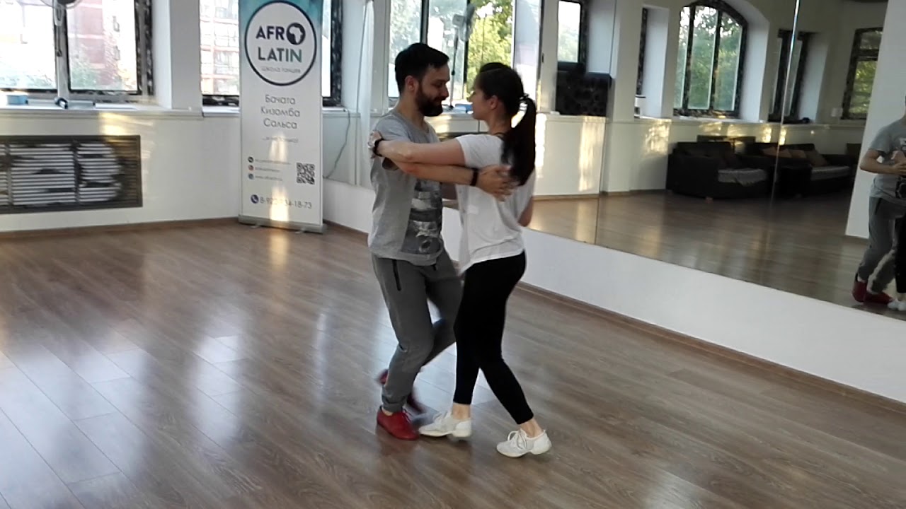 Demo from the lesson. Bachata level 0 (Ivan&Maria)