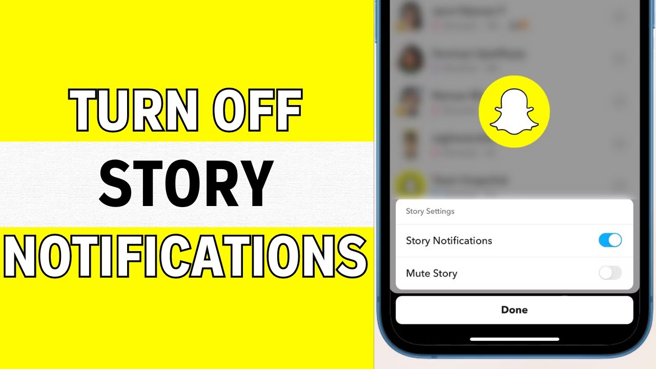 How To Turn Off Snapchat Story Notifications! (2024 UPDATE)