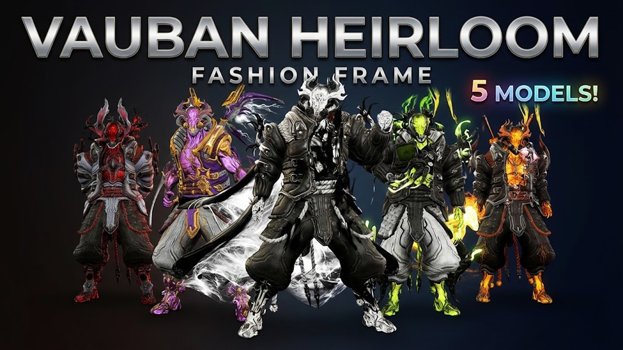 Warframe: 5 лучших образов модных рамок из семейных реликвий Vauban (стиль INSANE)