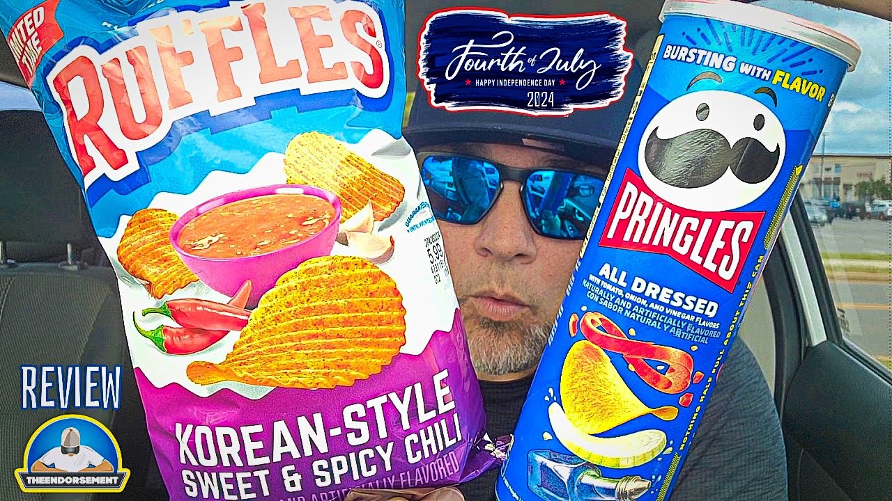 Ruffles® Korean-Style Sweet & Spicy Chili VS Pringles® All Dressed! | 4th Of July | theendorsement