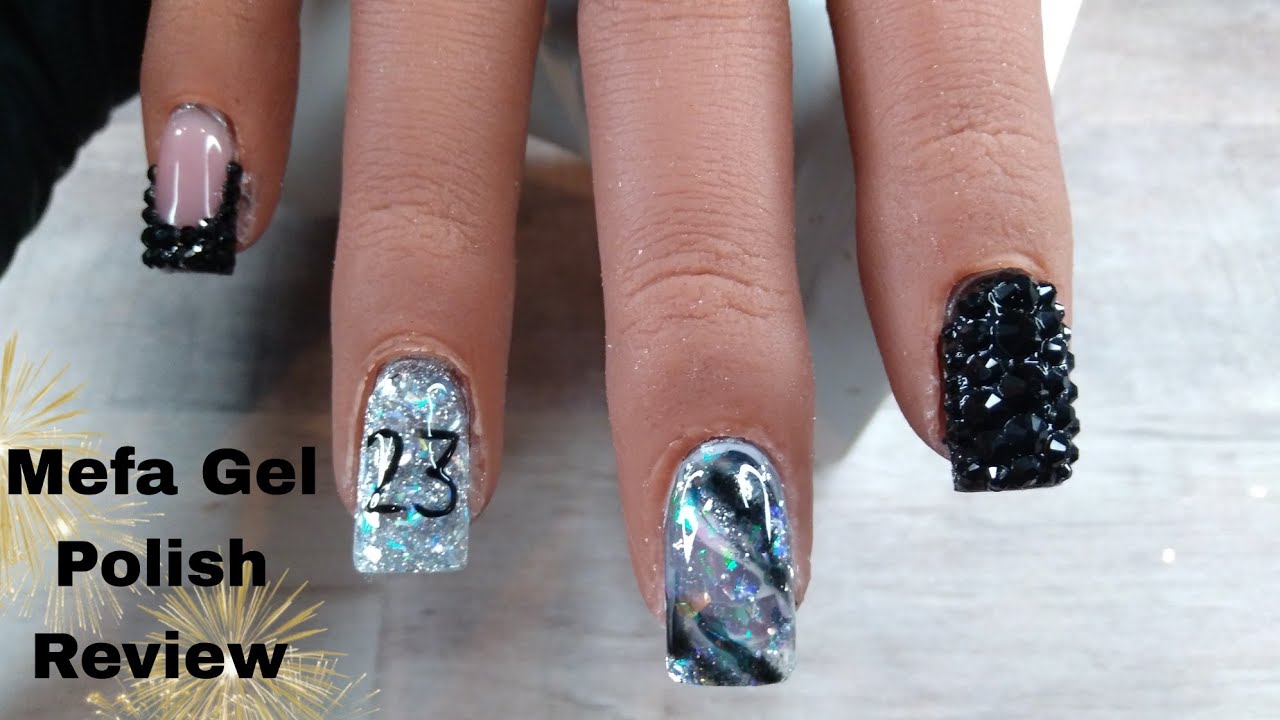 Short Nails New Year's Set| Mefa Gel Polish Review