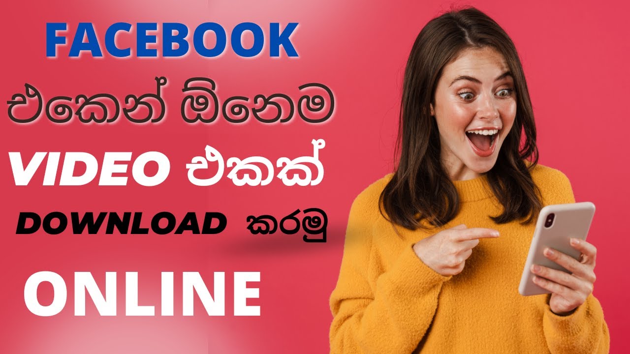 How to Download Facebook Video in 2022 Easy & Fast [Facebook ]  Video Download Sinhala 