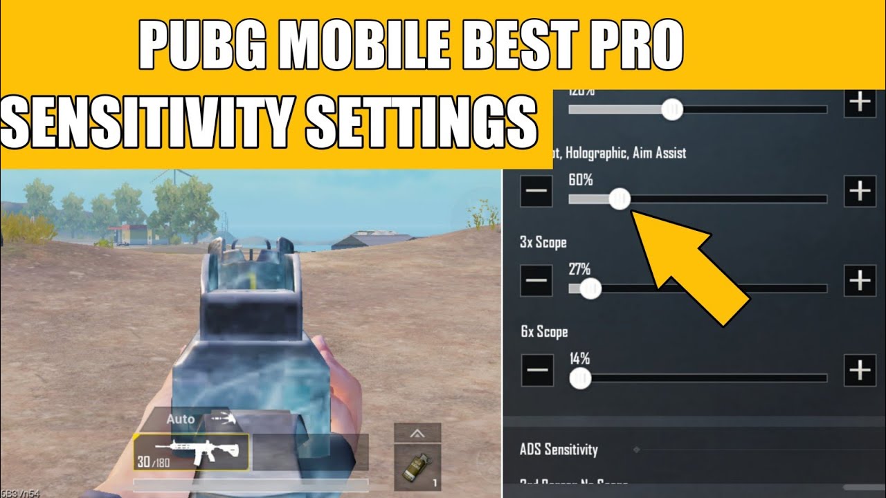 BEST SENSITIVITY SETTING AND FULL GUIDE + 0 RECOIN IN PUBG MOBILE