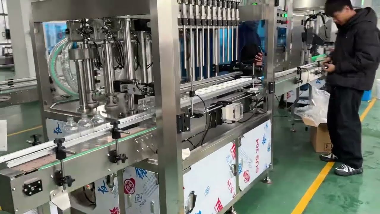 12 nozzles Cosmetic filling machine/Cosmetic liquid filling capping machine