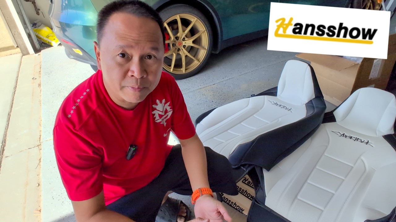 Cybertruck Running Boards & Seat Covers Install! Hansshow Accessories Review & First Look!