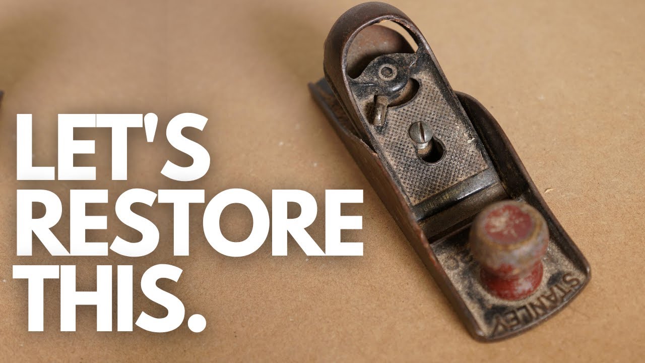 Stanley Hand Plane Restoration // How to Remove Rust From Tools