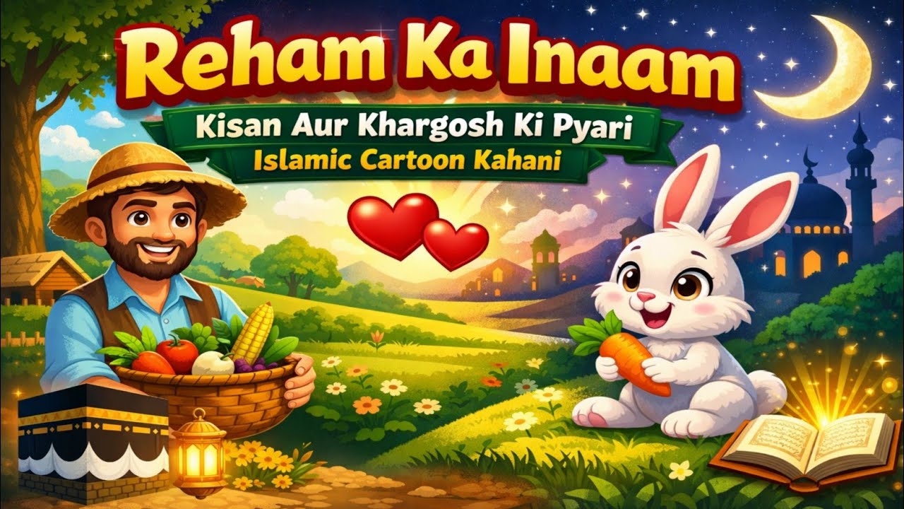 Reham Ka Inaam | Kisan Aur Khargosh Ki Pyari Islamic Cartoon Kahani