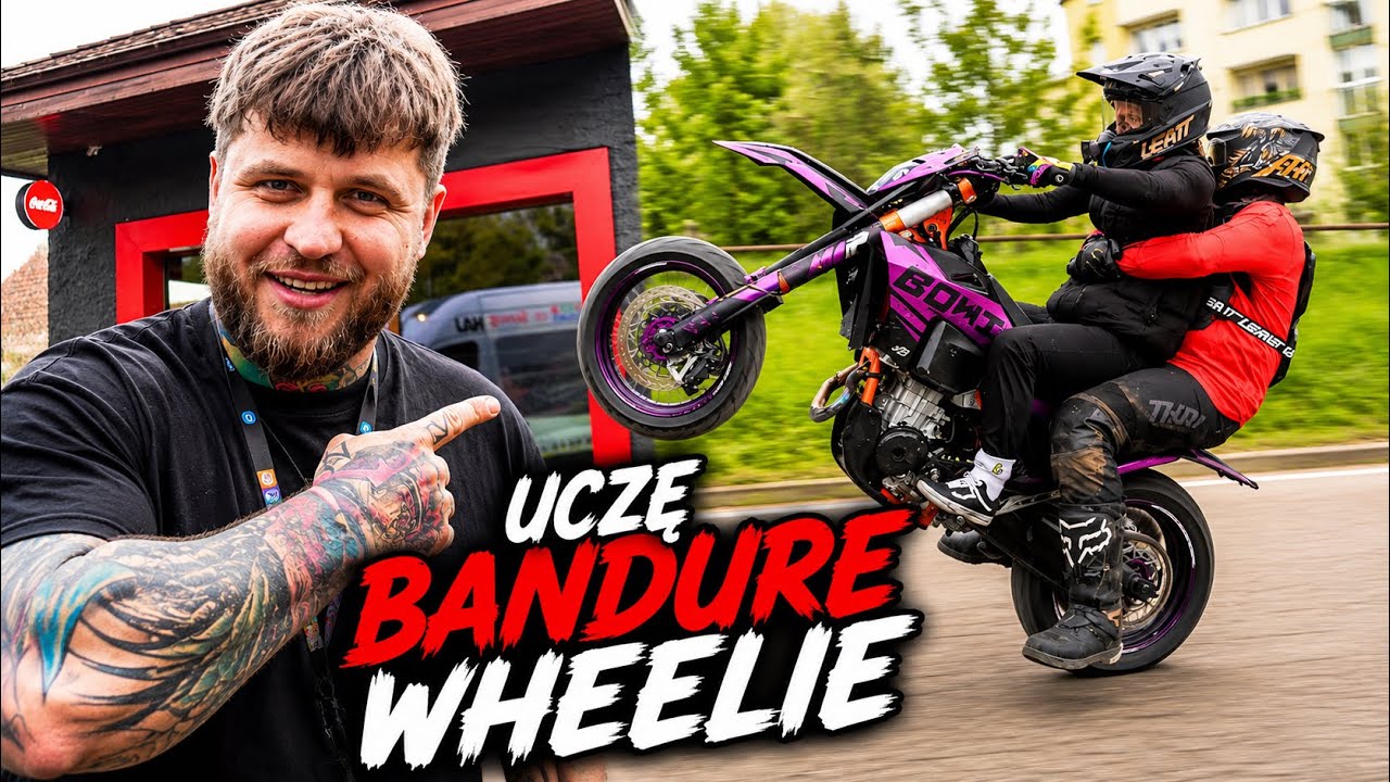 UCZĘ BANDURE JEŹDZIĆ NA JEDNYM KOLE
