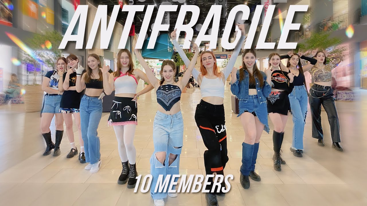 [K-POP IN PUBLIC] | ONE TAKE | 10 MEMBERS | LE SSERAFIM (르세라핌) - ANTIFRAGILE | dance cover by EDEN