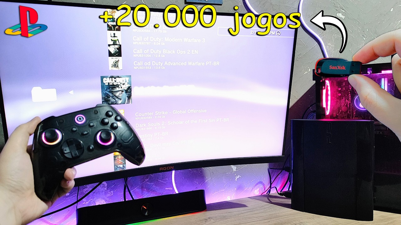 FIZ o NOVO DESBLOQUEIO do PS3 em 2026! (FÁCIL DEMAIS)
