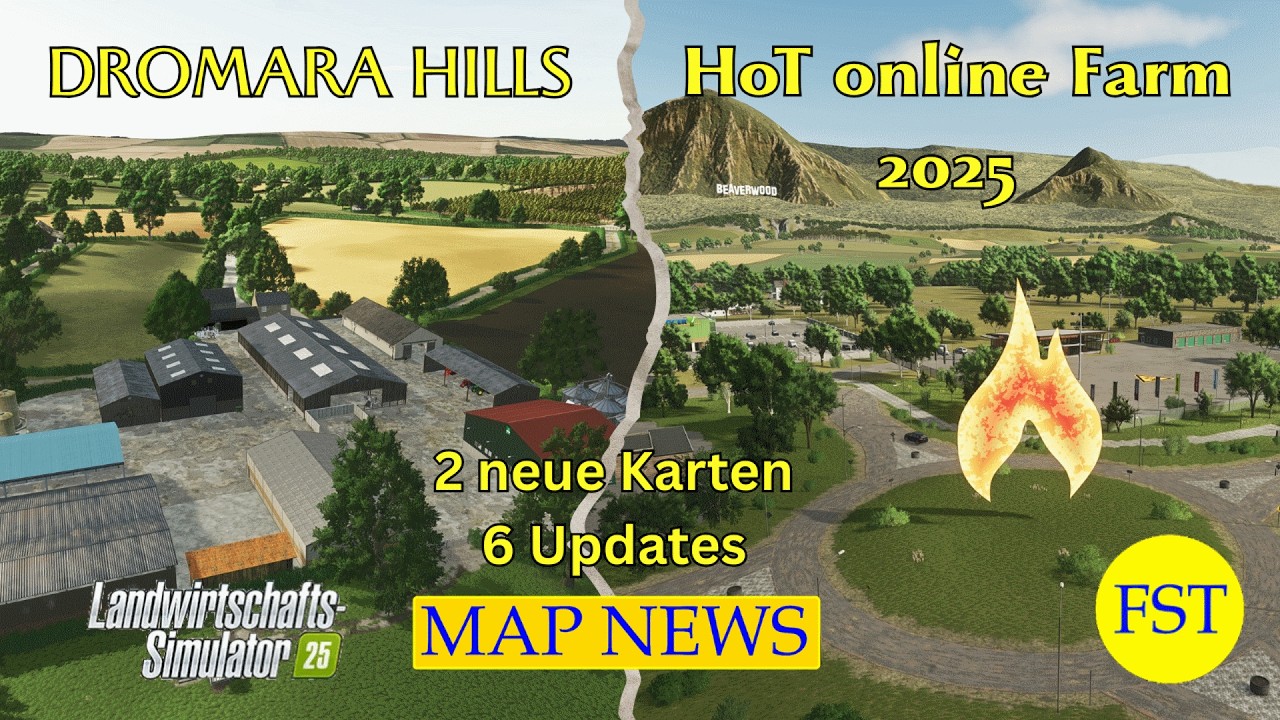 LS25 MAP NEWS Dromara Hills - HoT online Farm 2025 14.-16.2.26 LS25 Mapvorstellung