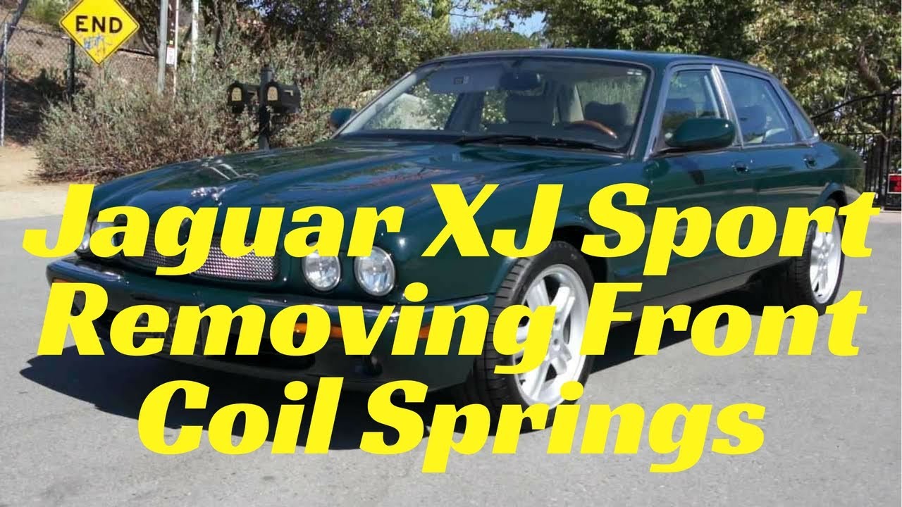 Jaguar XJ Sport Removing Front Coil Springs / Lower Ball Joint