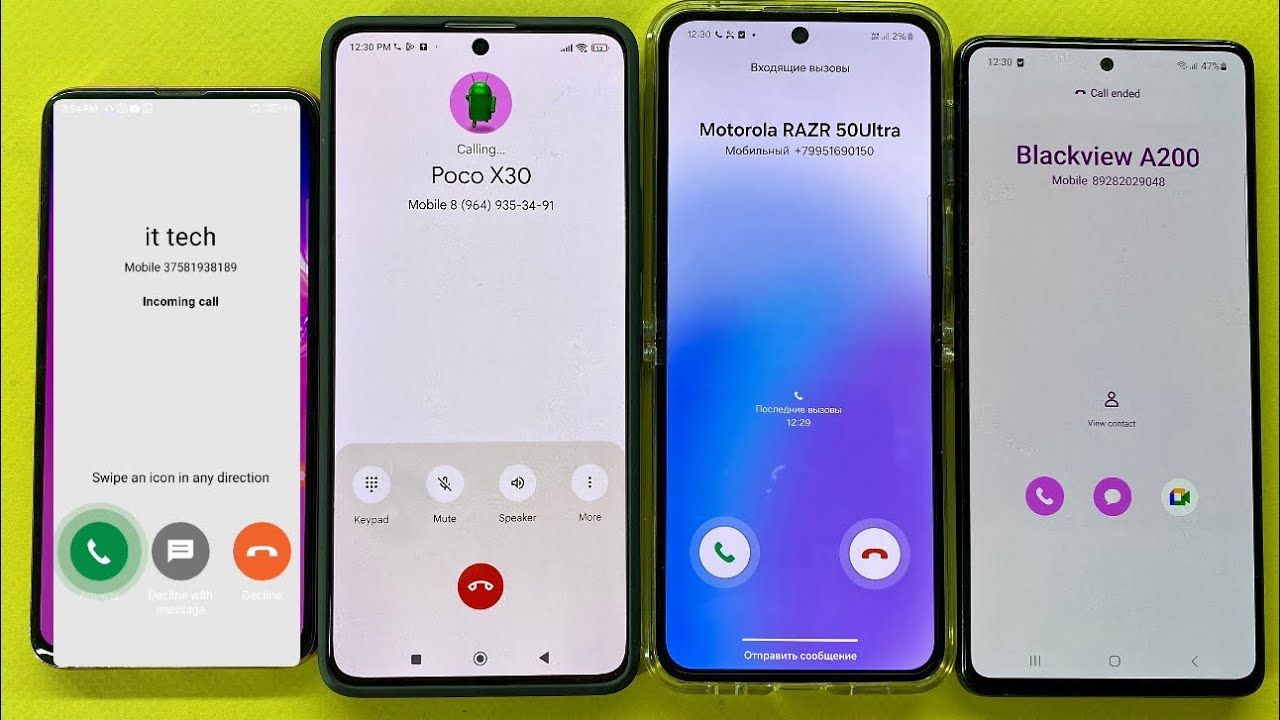 18 Minute Compilation of Mobile Calls Xiaomi, Samsung, iPhone, LG, Oppo, Apple,Sony, Nokia, Motorola