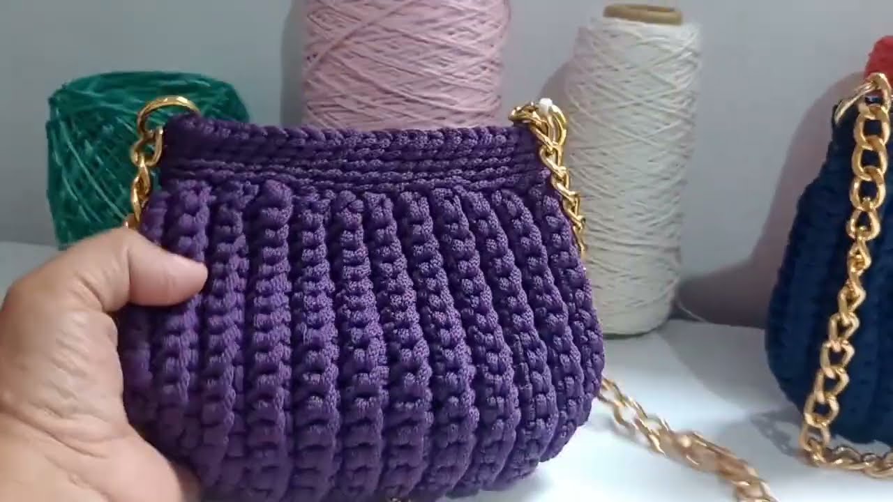 #bolsa em crochê🙏
