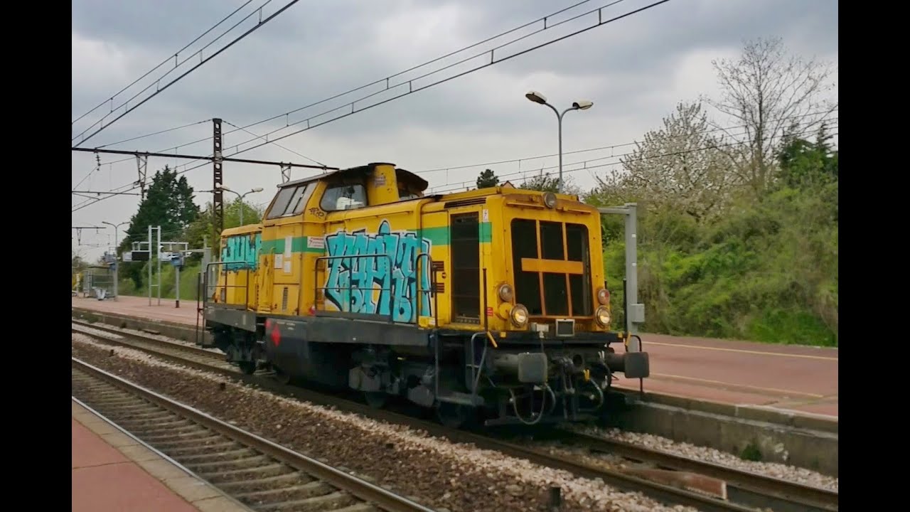 Trains RER TER INTERCITES FRET et HLP en Gare de CESSON