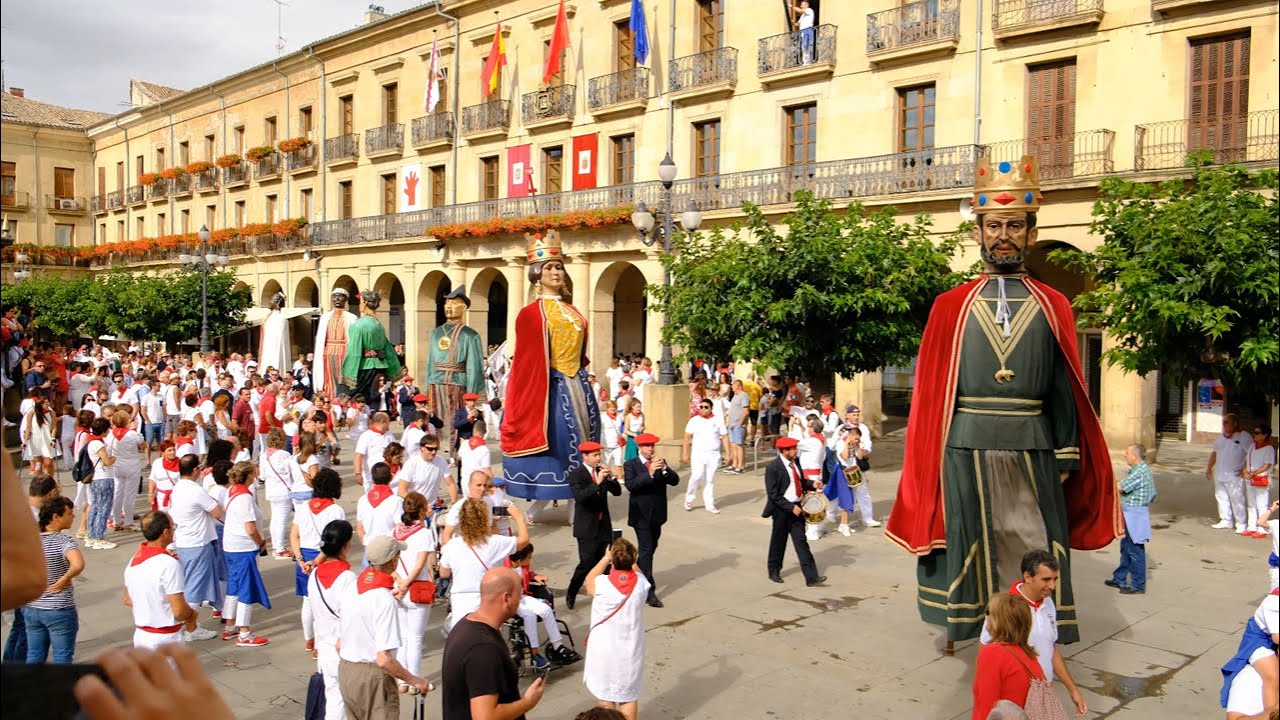 Gigantes de Tafalla, Fiestas 2019 (Día 1)