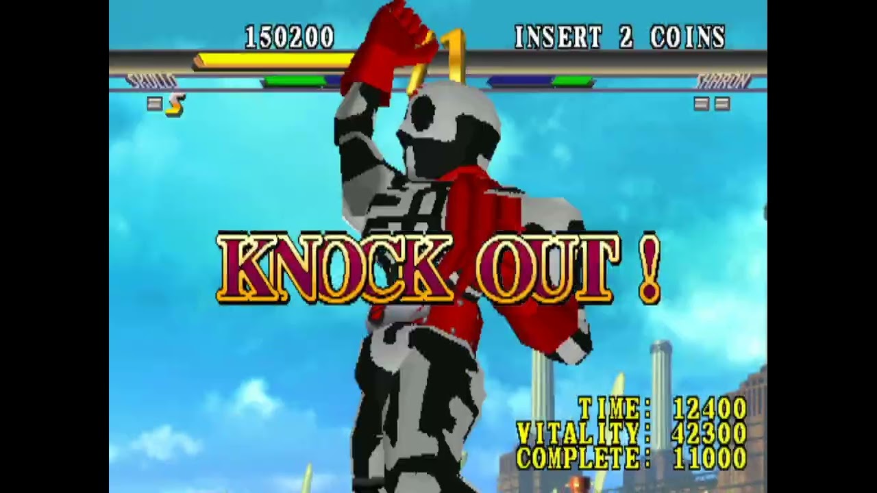Street Fighter EX2 (Arcade) Skullomania Playthrough