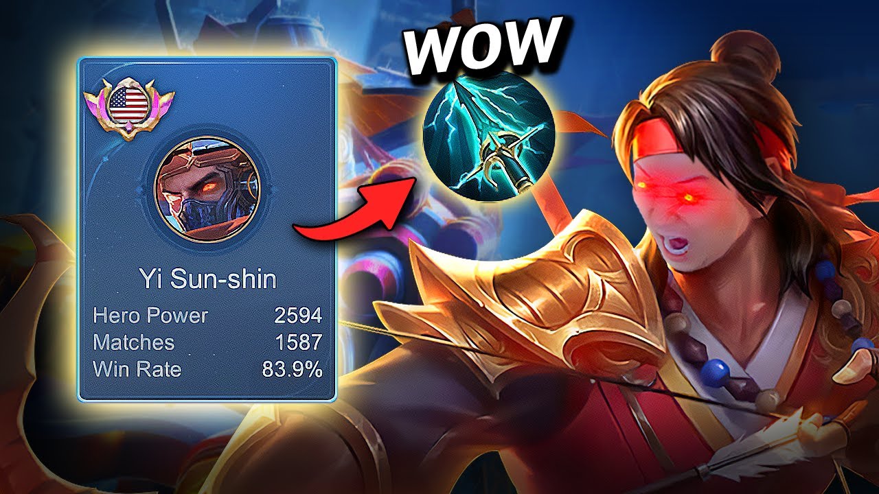 Amazing Yi Sun Shin meta with sky piercer | Mobile Legends