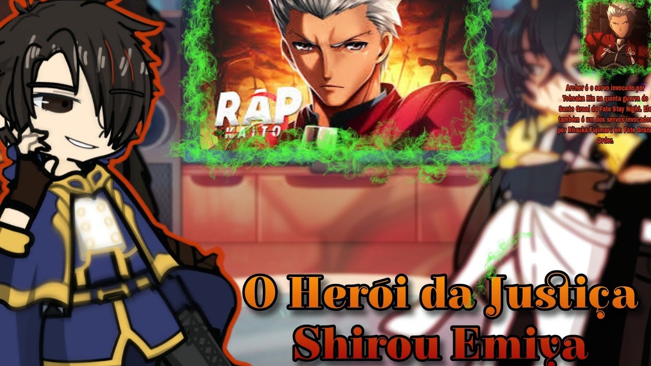 🇧🇷|Personagens React (Rap Ilimitadas Espadas | Shirou Emiya (Archer) | (‎