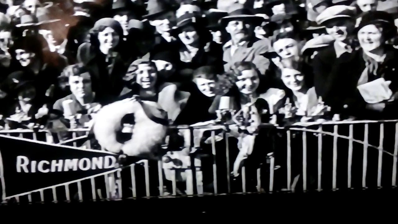 Richmond 1932 Finals VFL Premiers 1932 d Carlton MCG Film