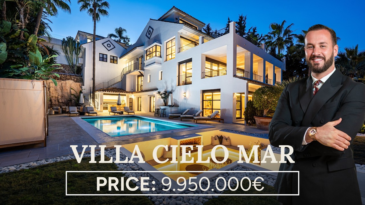 Inside a €11.95M Masterpiece Villa in Marbella | Sea & Mountain Views