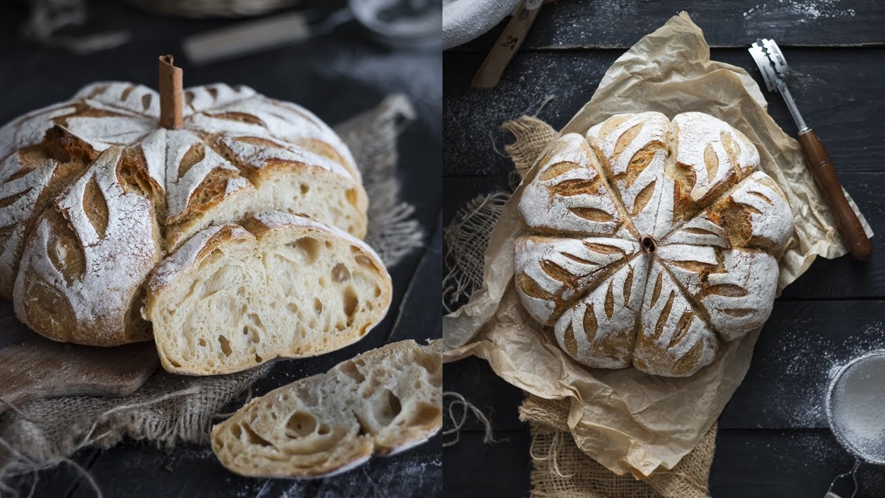 Comment faire un magnifique pain en forme de citrouille avec 4 ingrédients | L'Herboriste