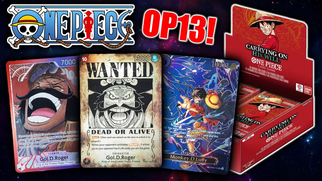 Потрясающий рывок! Открытие коробки с бустерами OP13 для One Piece Card Game Carrying On His Will