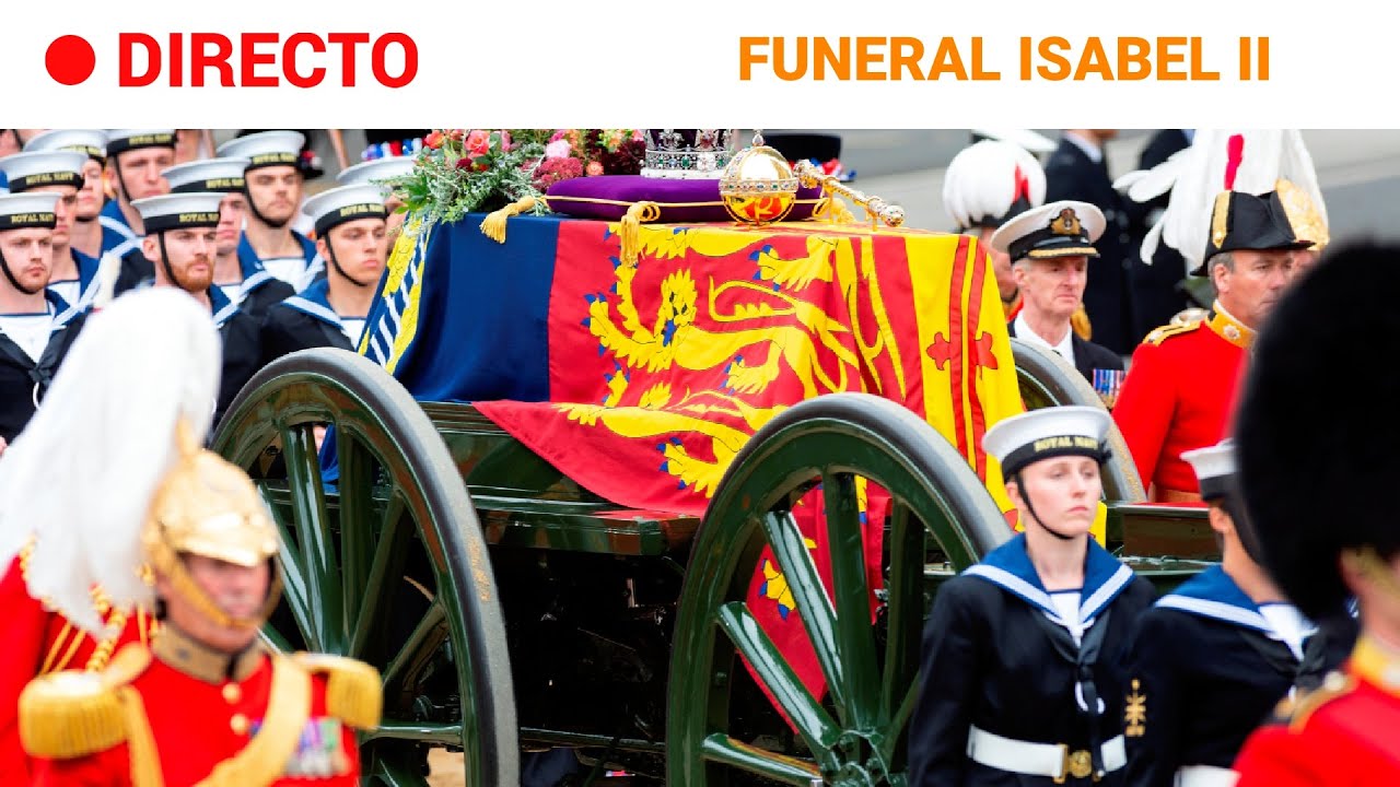 FUNERAL ISABEL II: Traslado del FÉRETRO de la REINA a la ABADÍA de WESTMINSTER | RTVE