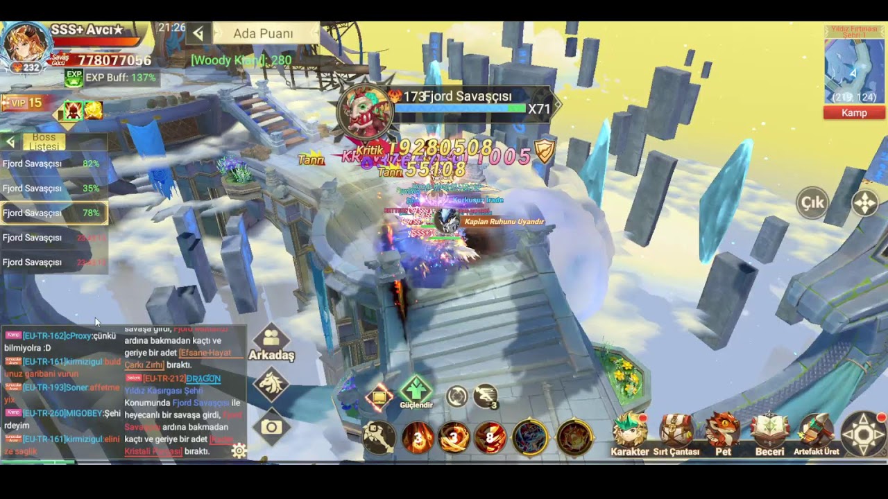 Dragon Trail T&uuml;rkiye Guild War And Ada Savaşı