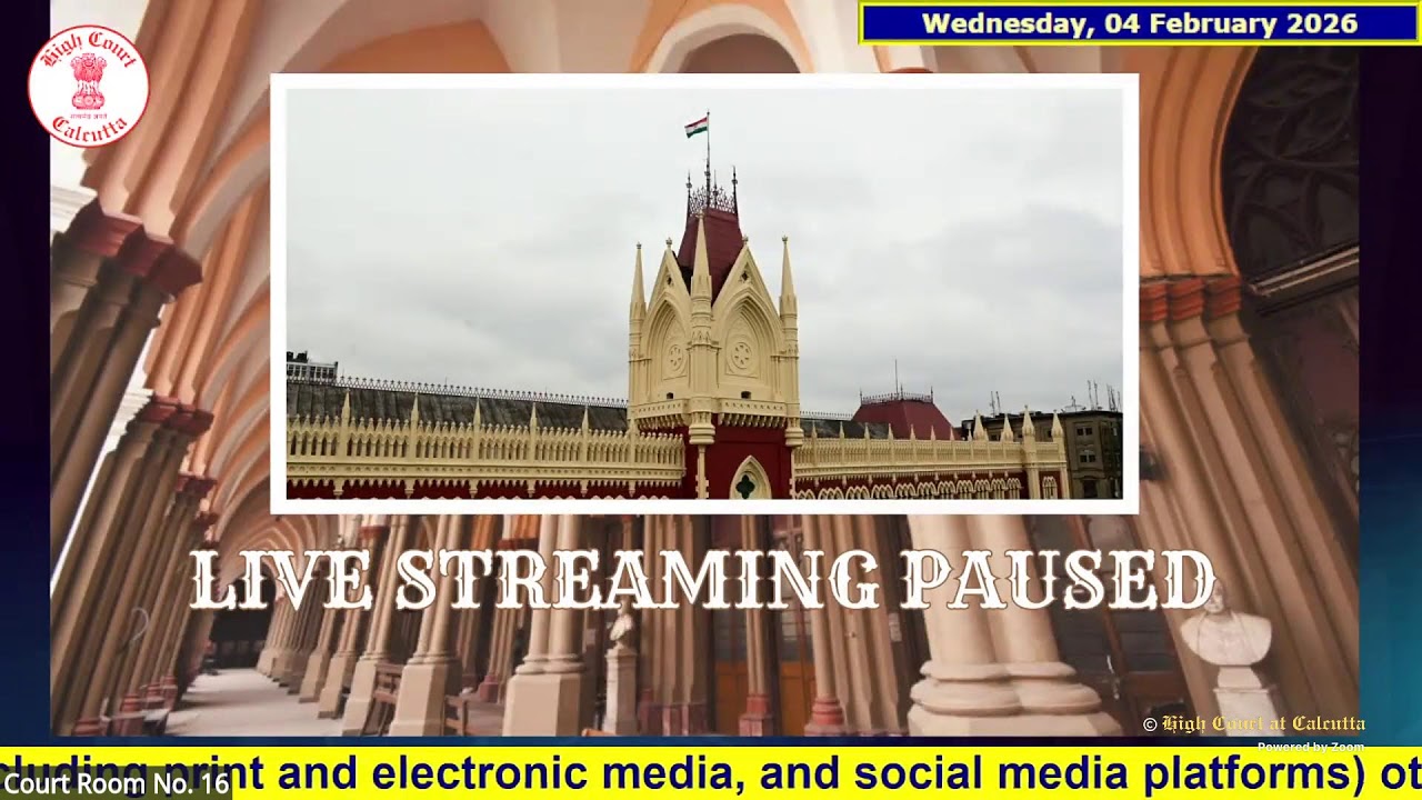 04 February 2026 | Court No. 16 | Live Streaming of the Court proceedings.