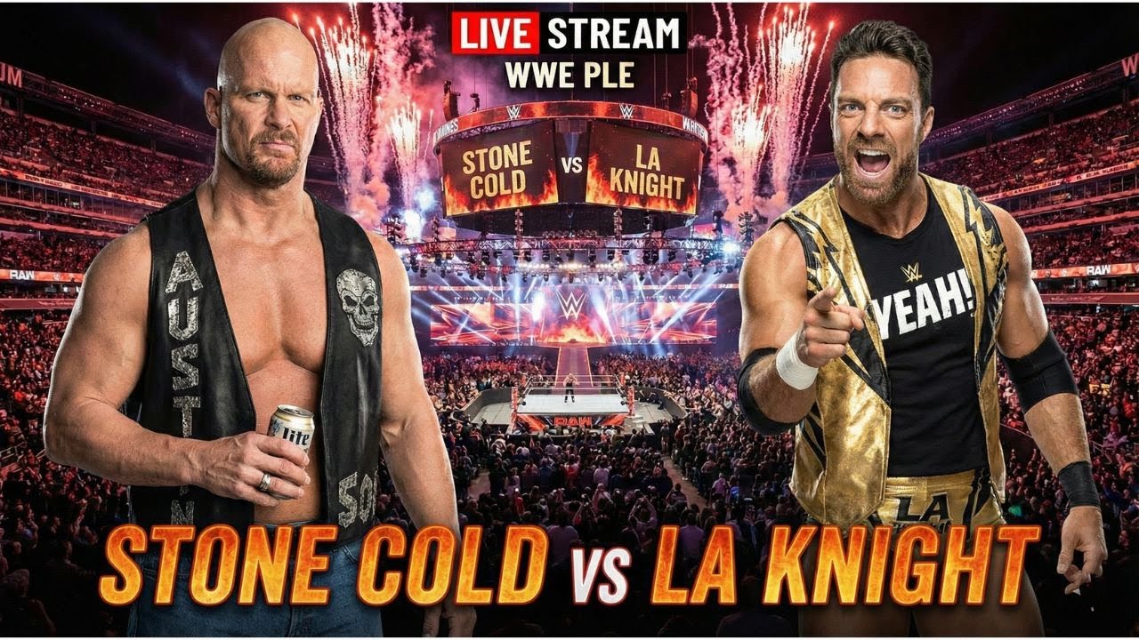 LA Knight vs. Stone Cold Steve Austin🗣️🍻YEAH! vs. WHAT? | WWE 2K25 #verticallive #wwe2k25 #shorts