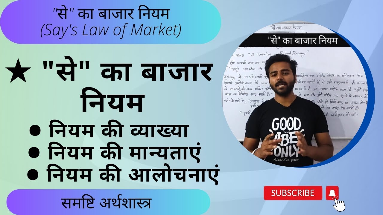 #से_का_बाजार_नियम #say's_law_of_market