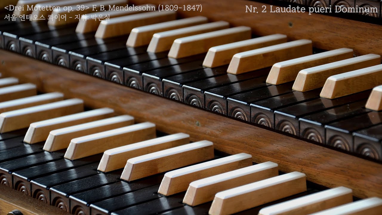 Drei Motetten Op.39  Nr. 2 Laudate pueri Dominum  / Felix Mendelssohn (1809-1847)