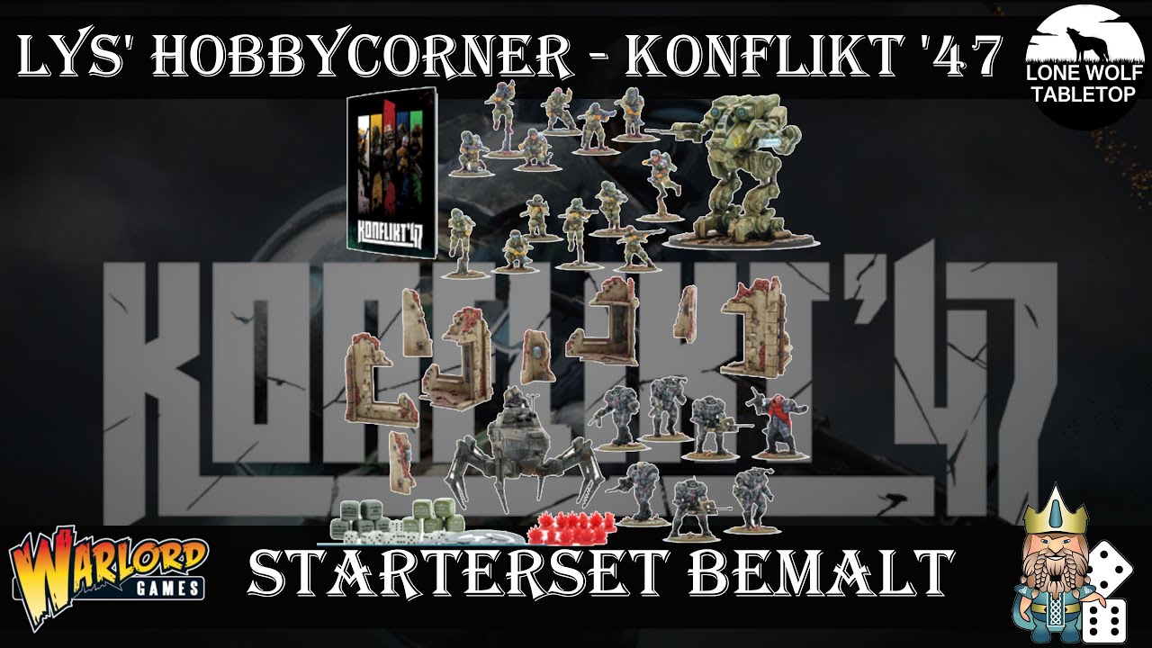 Lys' Hobbycorner: Konflikt '47 Starterset fertig bemalt